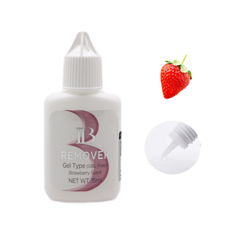 IB Remover GBL Free Gel Type Strawberry Scent Professional Fake Lashes Fast Removing Remover for Makeup Tools
