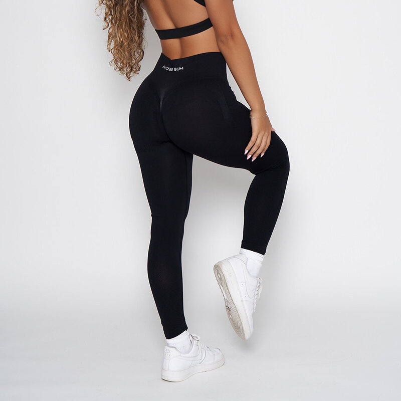 2023 neue Pcheebum Gym Legging Frauen nahtlose Hosen hohe Taille Scrunch Butt Hip Yoga Leggings Gym Training Joggings Hosen weiblich