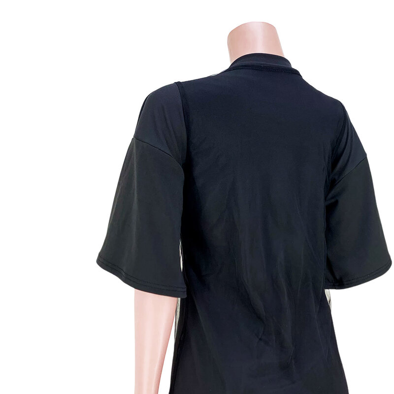 半袖とメッシュのタイトなドレス,レタリングプリント,エレガントな衣装,スリムフィット,2ピースセット,2022