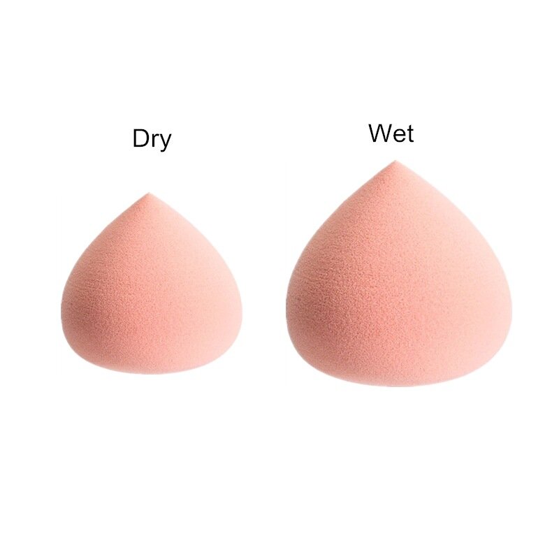 New Arrival brzoskwiniowe jajko kosmetyczne gąbka do makijażu Puff hydrofilowe nielateksowe przybory do makijażu Wet Dry Use kolor makijaż Cosmestic Spong Puff