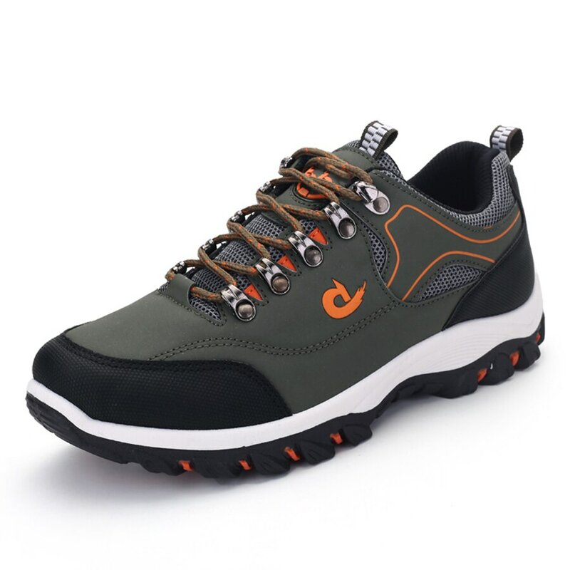 Anti Slip Rubber Sole Outdoor Hiking Shoes for Men, Mountain Sneakers, Resistentes ao Desgaste, Botas de Escalada, Moda, Tamanho Menor que o Normal