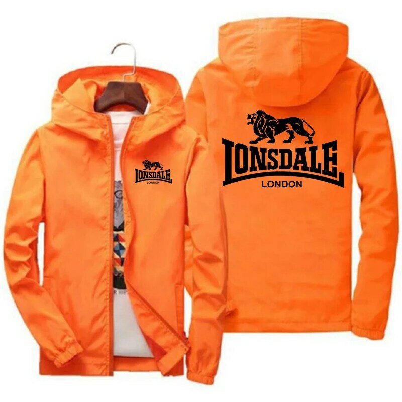 LONSDALE Summer Hip-Hop Street Men’s Fashion Trend Sportswear Men’s And Women’s Casual Jogging UV-Proof And Rain-Proof Students