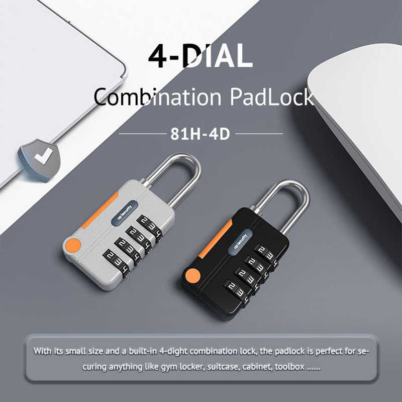 4 Digit Code Combination Padlock Travel Luggage For CASE Lock Keyless Shackle Lock For Backpack Tsa Lock For Luggage