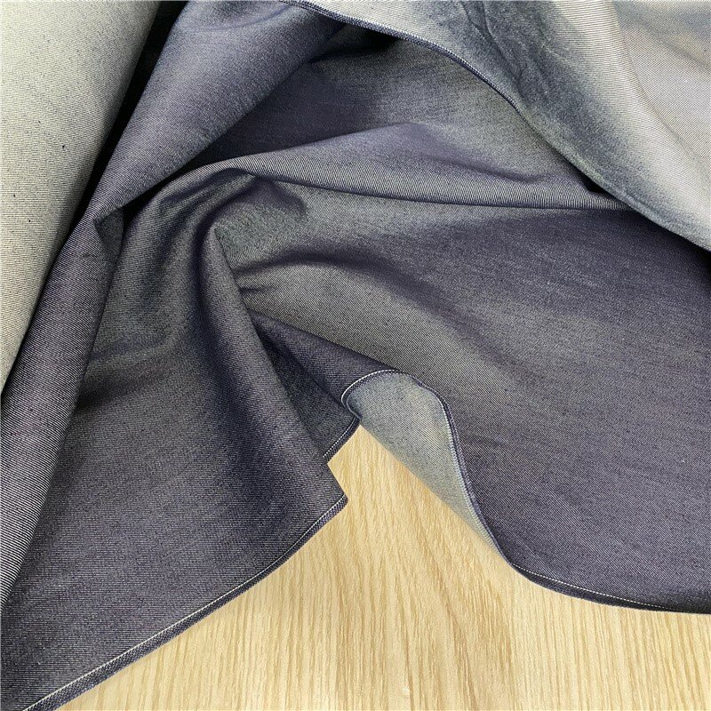 Silk Floss Denim around 28-35 M 114 Width Skinny Hard Fabric