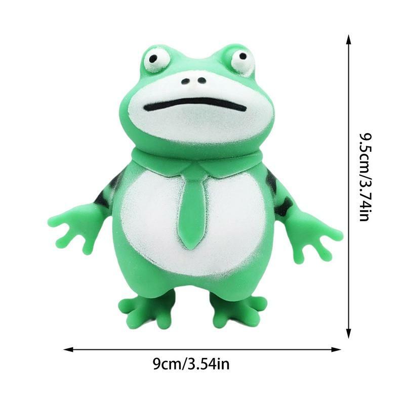 Squeeze Frog Toy for Kids, Animal Figure Toys, Squeeze e Pinch Music, Soft Sand, Lovely