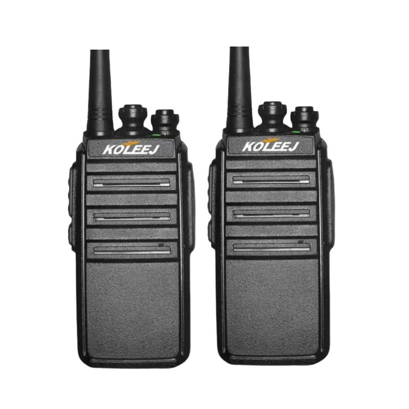 KOLEEJ-walkie-talkie profesional T99, Radio de alta potencia, 16 canales, Civil, portátil, para trabajo al aire libre, Hotel, 400-470MHZ, 2 piezas