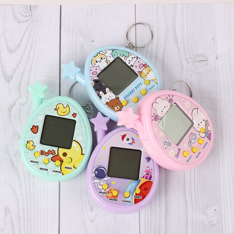 Elektronische Huisdieren Spel Speelgoed Virtuele Tamagotchi Originele Digitale Dieren Speelgoed Mini Scherm Game Machine Sleutelhanger Kinderspeelgoed