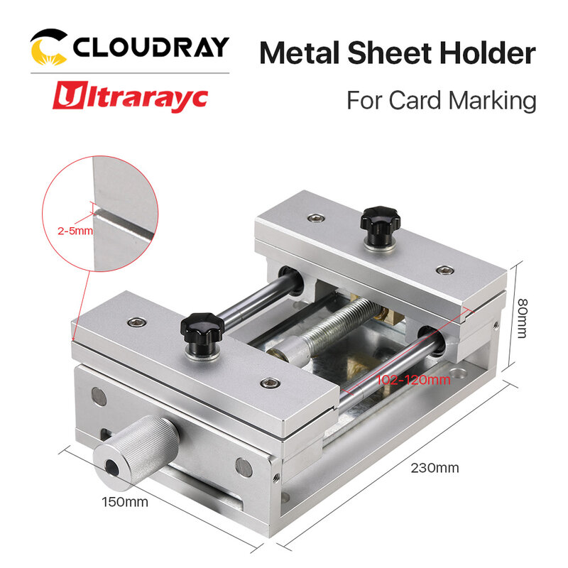 Ultrarayc-soporte de hoja de Metal LD41 para marcado de tarjetas, accesorios de máquina de marcado láser, piezas