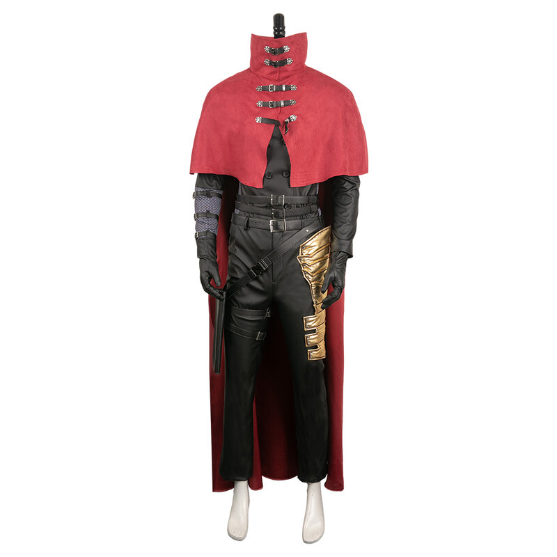 Cid Aerith Vincent Valentine Cosplay Final Fantasy FF7 Costume Cloak Full Outfits For Adult Men Male Boy Halloween Carnival Suit