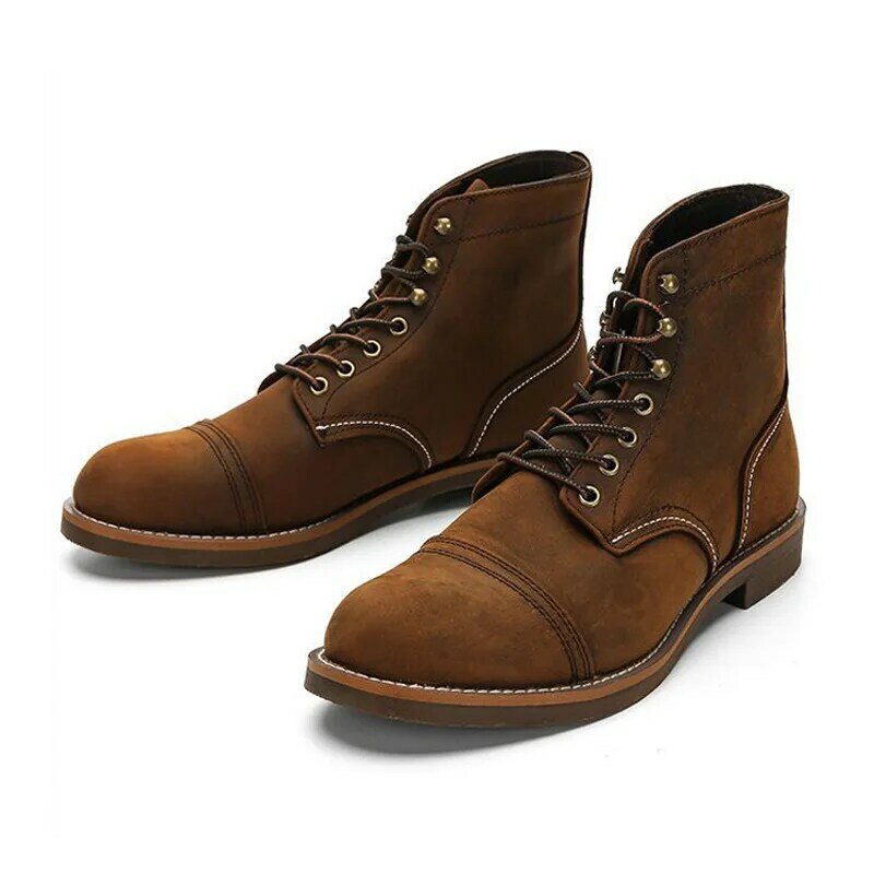 StephanBoots-Chaussures d'affaires décontractées en cuir véritable pour hommes, Vintage, Luxe, Confortable, Designer, Qualité, Fait main, Automne, 2024
