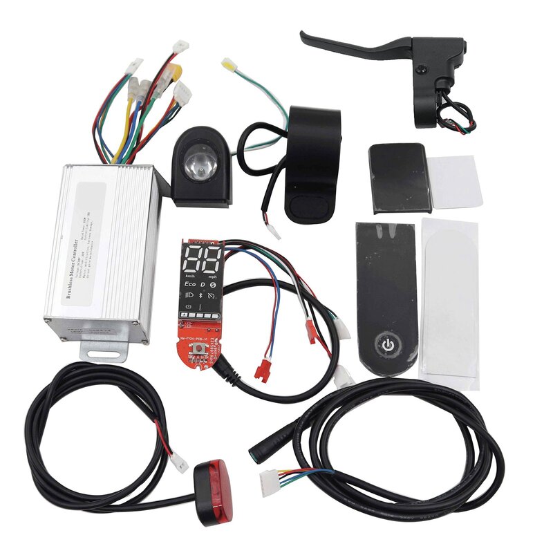 Kit de Painel Bluetooth para Xiaomi Scooter Elétrico, Controlador de Motor, Medidor com Punho de Freio, 36V, 350W, M365