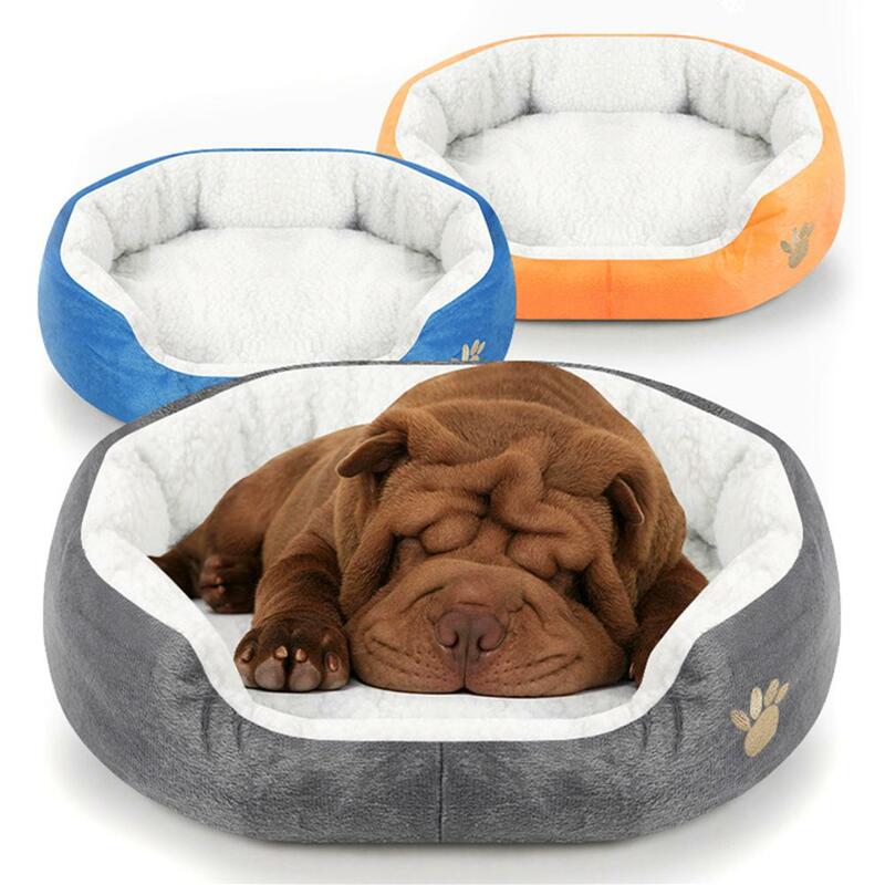Tempat tidur hewan peliharaan 2023Pet tempat tidur anjing kucing kandang hangat nyaman untuk anjing tempat tidur anjing rumah kandang hewan peliharaan dapat dilepas dapat dicuci aksesoris kandang anjing hewan peliharaan