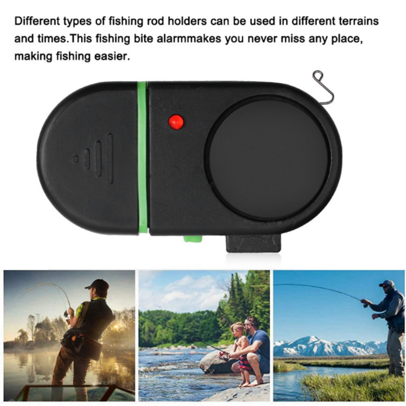 Electric Fishing Alarm Fishing Bell Accessories Indicator Banding Sensitivity Sound Alert Fish Bite Alarm for Fishing Rod