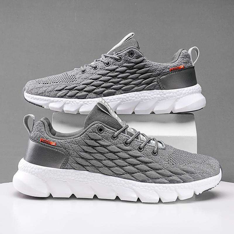 Shoes Men's Shoes Autumn Leisure Junior High School Students Breathable Mesh Sneakers Thick Bottom Boys Running Daddy Tide Shoes