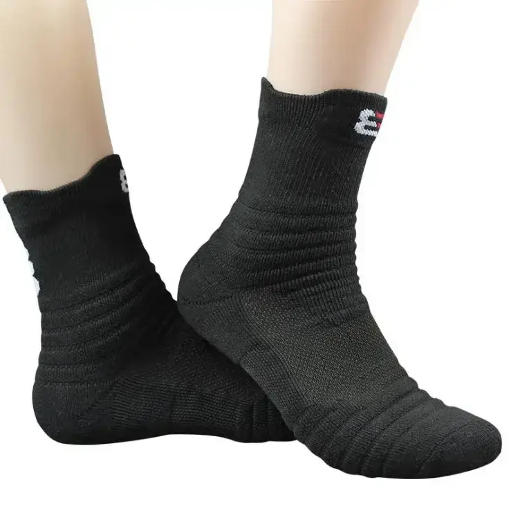 Mens cotton Middle Ankle Sock Quick-Drying Sports Socks,Professional sock Size 6-11