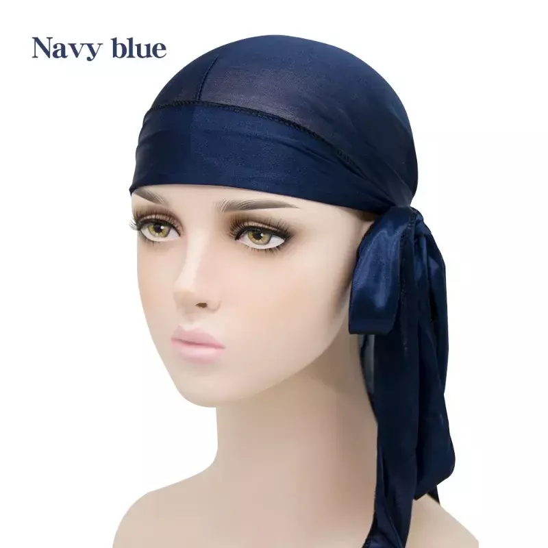 Эластичная повязка для волос Baotou, имитация шелковистой долговечной пиратской шляпы с длинным хвостом, повязка на голову, тюрбан для детей, аксессуары для детей