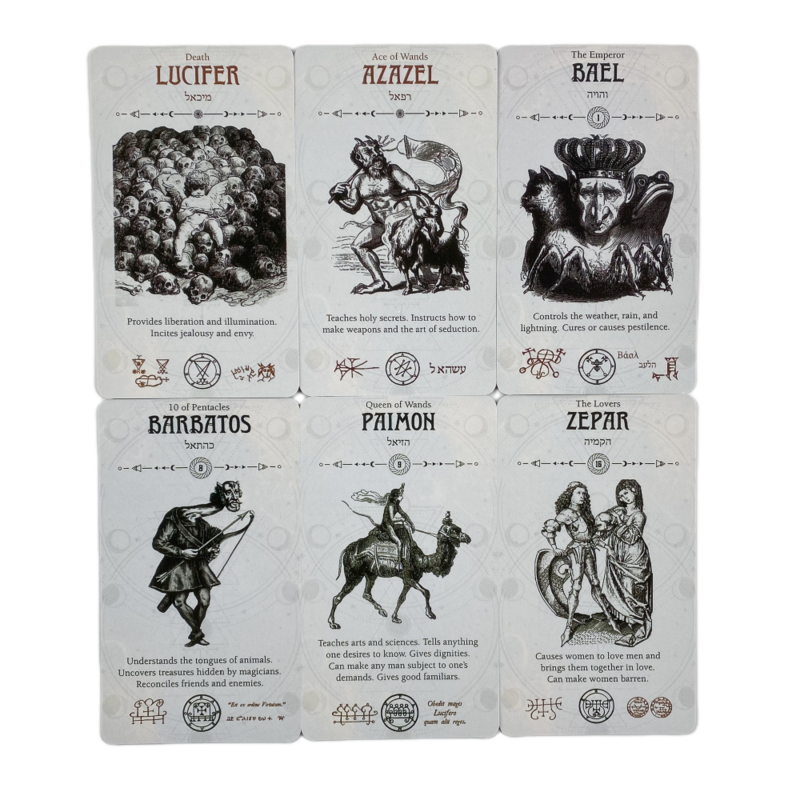 Jeu de cartes de tarot Occult A78, oracle anglais, Visions, Evessor Ination Edition, Borad