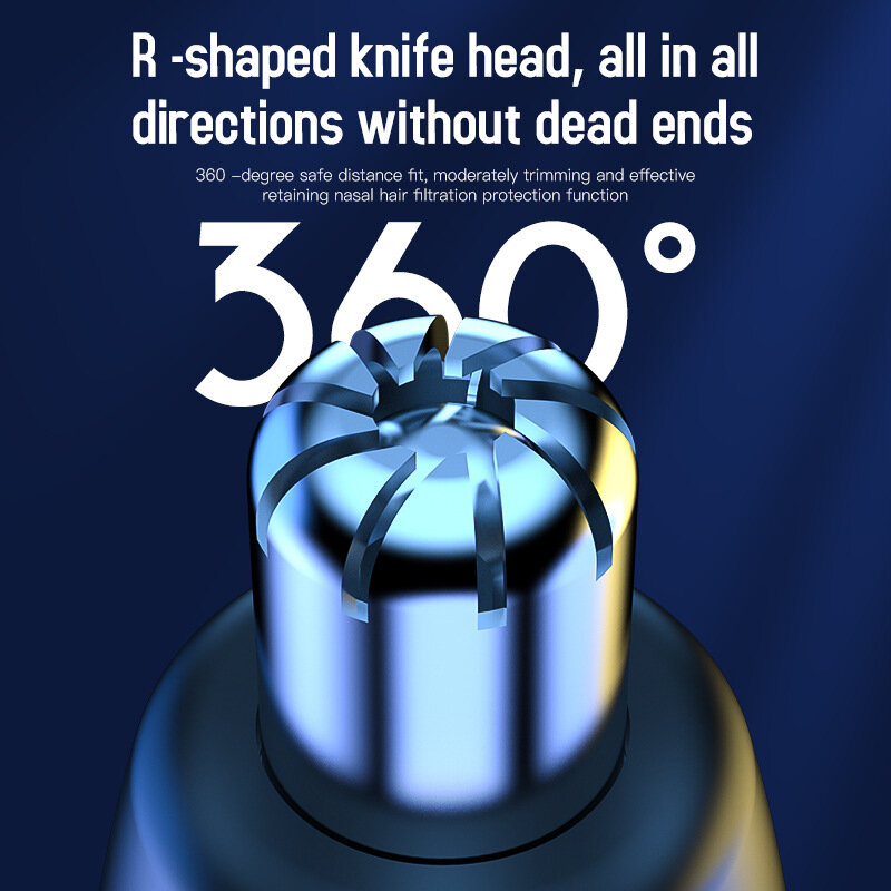 XIAOMI New Smart Electric naso Hair Trimmer 3 gear motore ad alta velocità rasoio portatile naso tagliacapelli Trimmer per uomini e donne