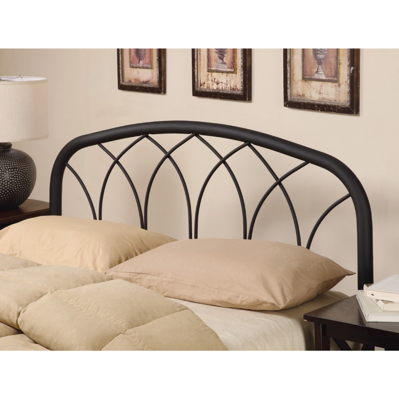 Zagłówek typu Coaster Full/Queen wykończenie czarny styl zagłówkiem przejściowym do łóżek meble sypialniane