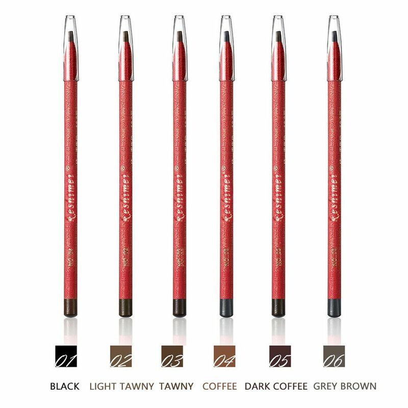 مقاوم للماء Sweatproof قلم الحواجب ليس من السهل إزالة اللون طويلة الأمد مستحضرات التجميل الطبيعية ماكياج سحب خط قلم الحواجب