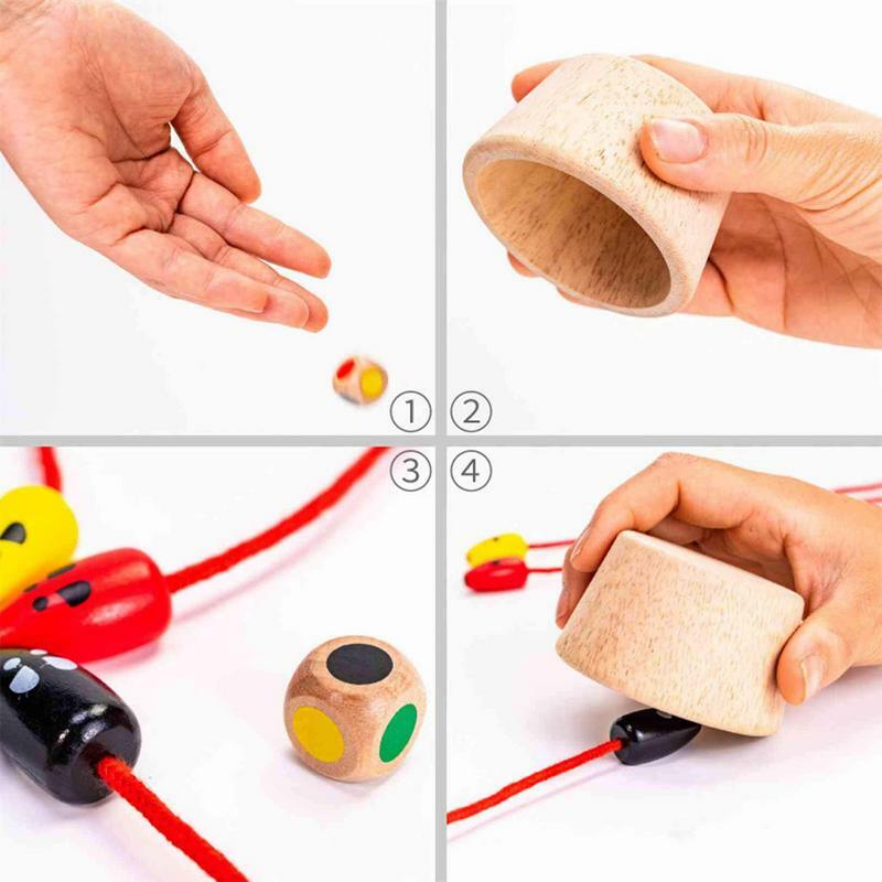 Juego de captura de ratón de madera para niños, juguetes interactivos creativos, juego de escritorio para gatos, regalos para niños