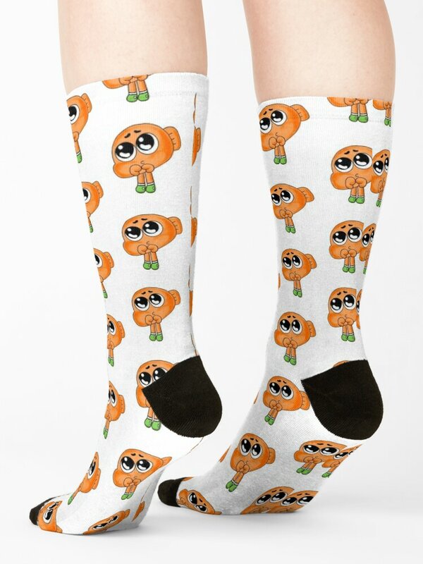 Бесподобные Дарвин Чиби носки нагреваемые Носки спортивные чулки носки для пола женские мужские носки