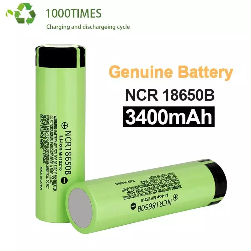 100% charge batte New Original NCR18650B 3.7V 3400mah 18650 Lithium Rechargeable Battery For Flashlight Toy Car Camera batteries