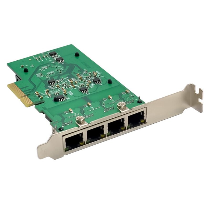 Tarjeta de red Gigabit PCIE X4, 2,5G, RTL8125B, 4 puertos, Ethernet, servidor de escritorio