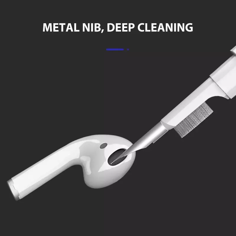 Bluetooth Earphones Cleaning Tool for Airpods Pro 3 2 1 Earbuds Case Cleaner Kit Cleaning Brush Pen for Xiaomi iPhone Earbuds