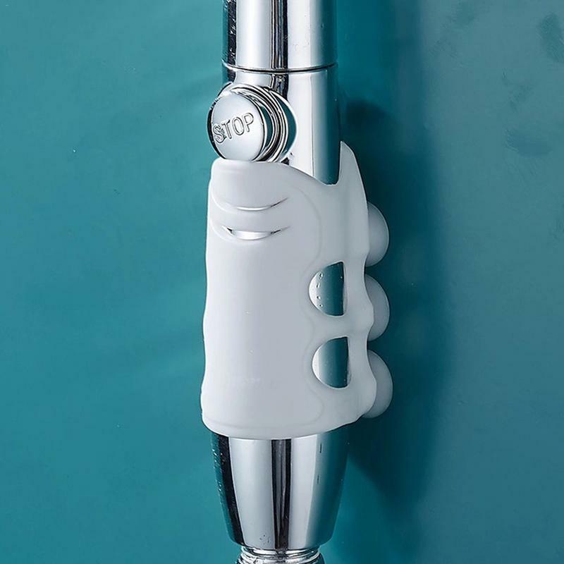 Supporto per soffione doccia supporto per staffa per doccia a ventosa supporto per Rack da parete per bagno facile da installare riutilizzabile per accessori da bagno