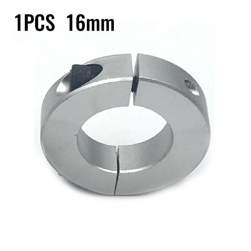 Liga de alumínio anéis fixos, único Split Clamp Type, colar eixo colar, 13mm, 15mm, 16mm, 20mm, 25mm, 30mm, ferramentas peças, 1PC