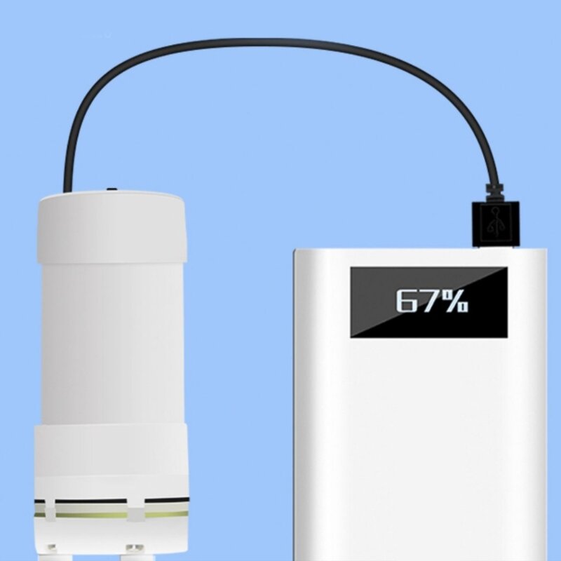 Pompa Air Mini USB untuk Tangki Balkon Genangan Air Menguras Air Tergenang