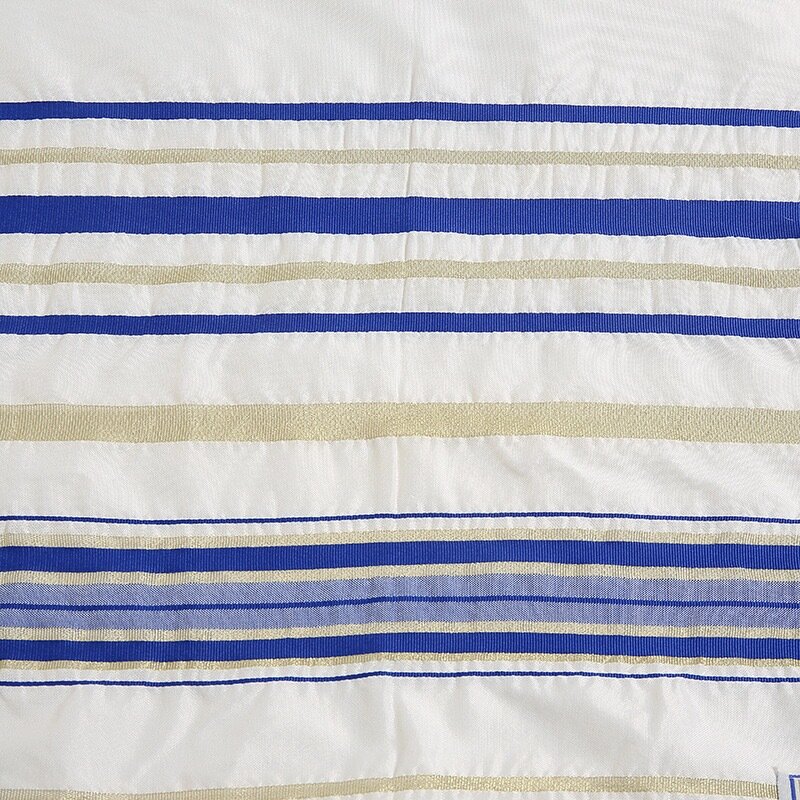 Xale de oração talit judaico para homens e mulheres, lenços grandes, listras tradicionais, 50x180cm, presente