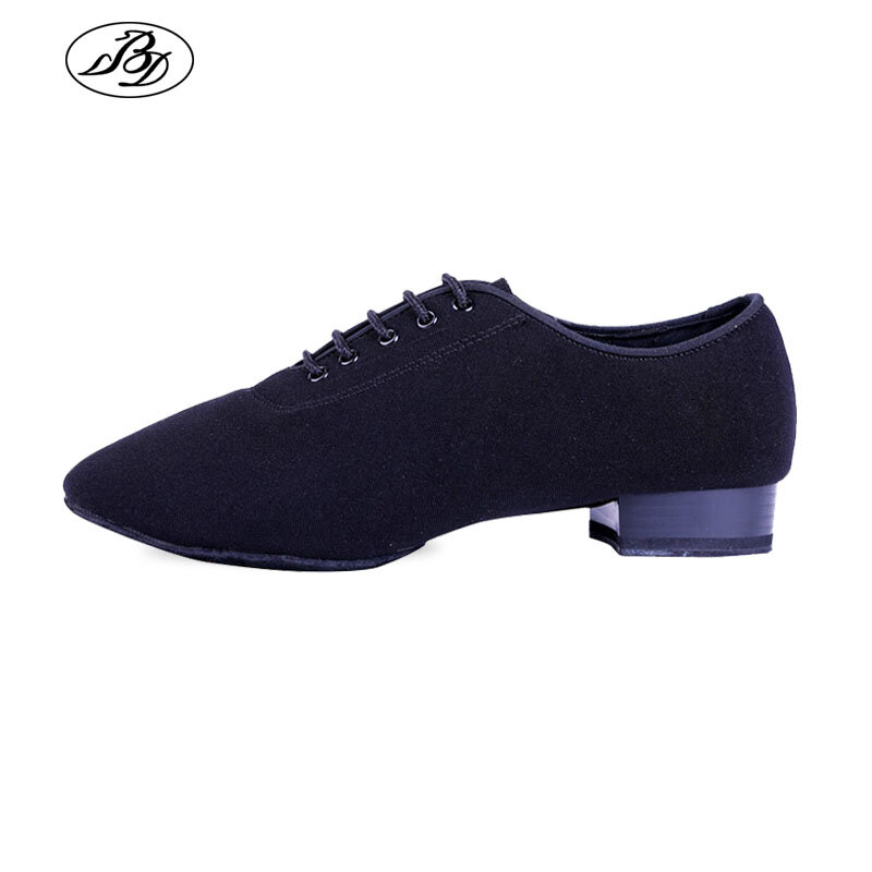 Chaussures de danse en toile pour hommes, Standard BD309, pour salle de bal, semelle extérieure fendue, compétition d'entraînement, chaussures de danse modernes