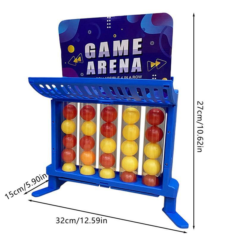 Juego de mesa Jumping Connect, juego de mesa para fiesta familiar, conecta las bolas del mismo color en una fila para favores de fiesta