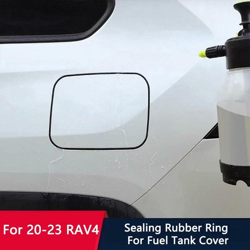 Tira de sellado para tanque de combustible de coche, cubierta de goma impermeable para Toyota RAV4 2020-2023, accesorios de estilo, 1 unidad