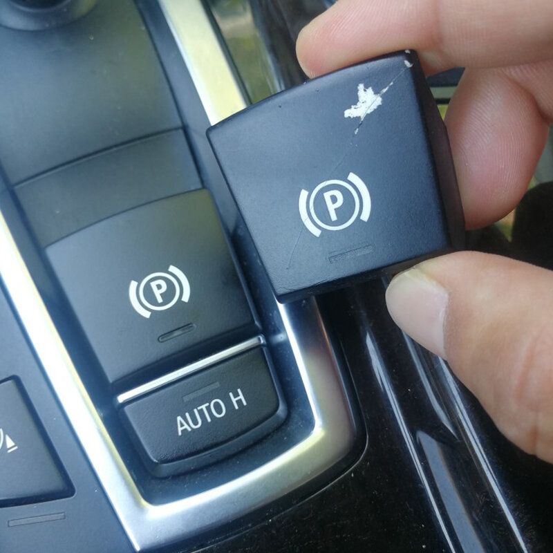 Interruptor de freno de estacionamiento electrónico, cubierta de interruptor de botón P para BMW 5, 7, X3, X4, X5, X6, serie M5, F01, F02, F10, F12, F15, F16, F25, F26