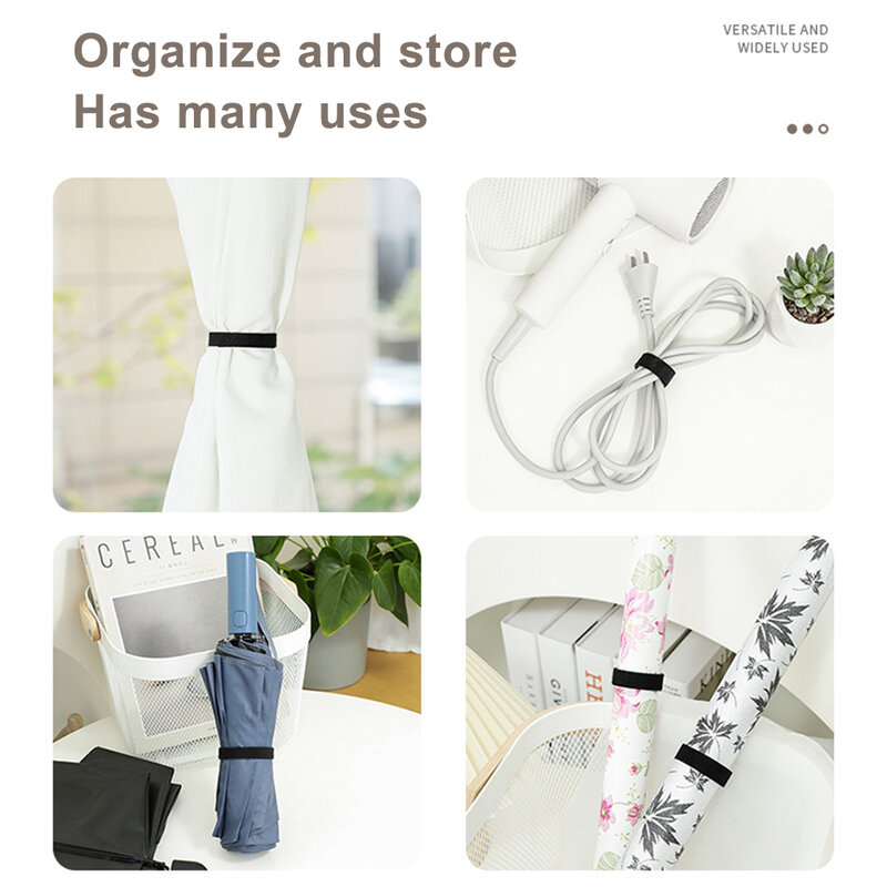 Cable Tie Straps Simple Wire Cord Fastening Organizer Ties Mount Accessory