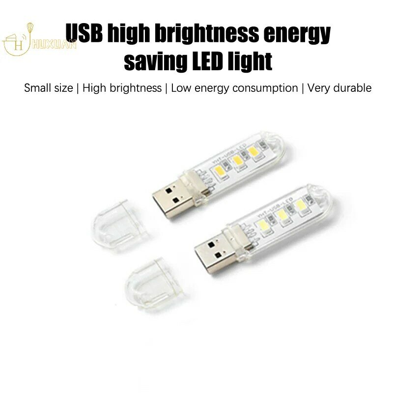 Klassisches neues USB-Licht weißes Licht/warmes Licht zwei Farben Filament Stick Studenten wohnheim Nachtlicht Auto Lese dach Licht
