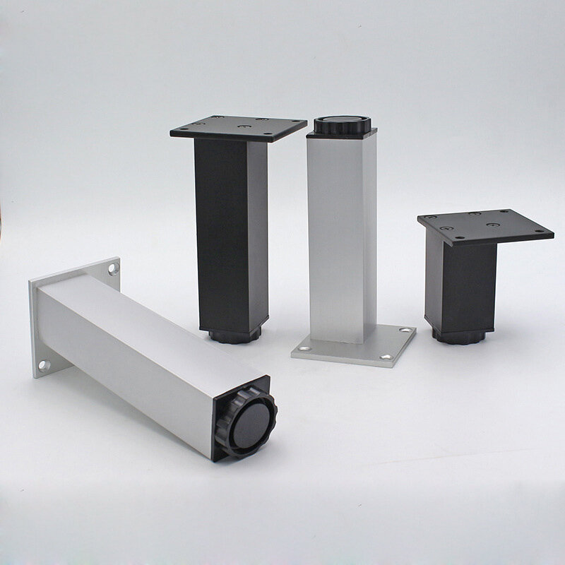 Aluminium Legierung Schrank Fuß Höhe Verstellbare Möbel Unterstützung Beine Lager 50 KG/TEILE Tisch Stühle Bett Sofa Platz Ebene Füße