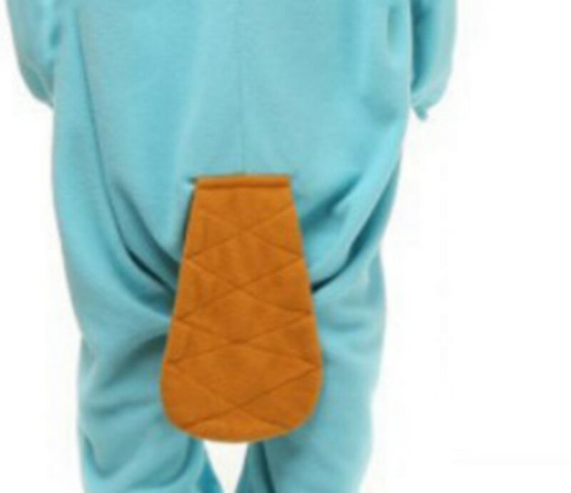 Unisex Winter Warm One-Piece Cartoon Animal Tight Pajamas Polyester Comfortable Skin-Friendly Sleepwear Cosplay Clothes