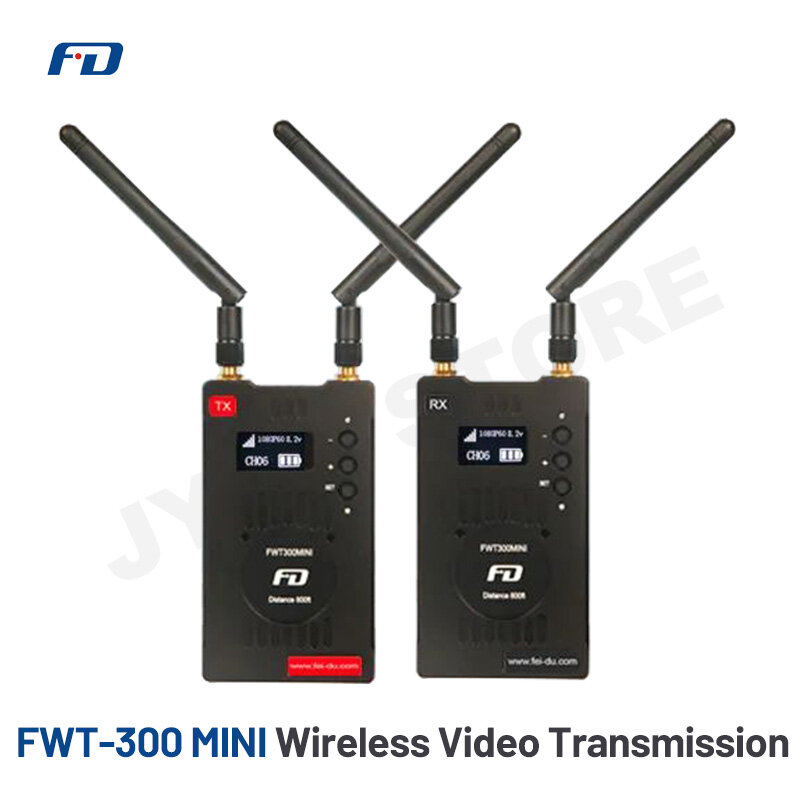Baru! Feidu FD FWT-300 Mini 1000ft Penerima Pemancar Video Nirkabel 300 M Sistem Transmisi 4K UHD untuk Kamera DSLR