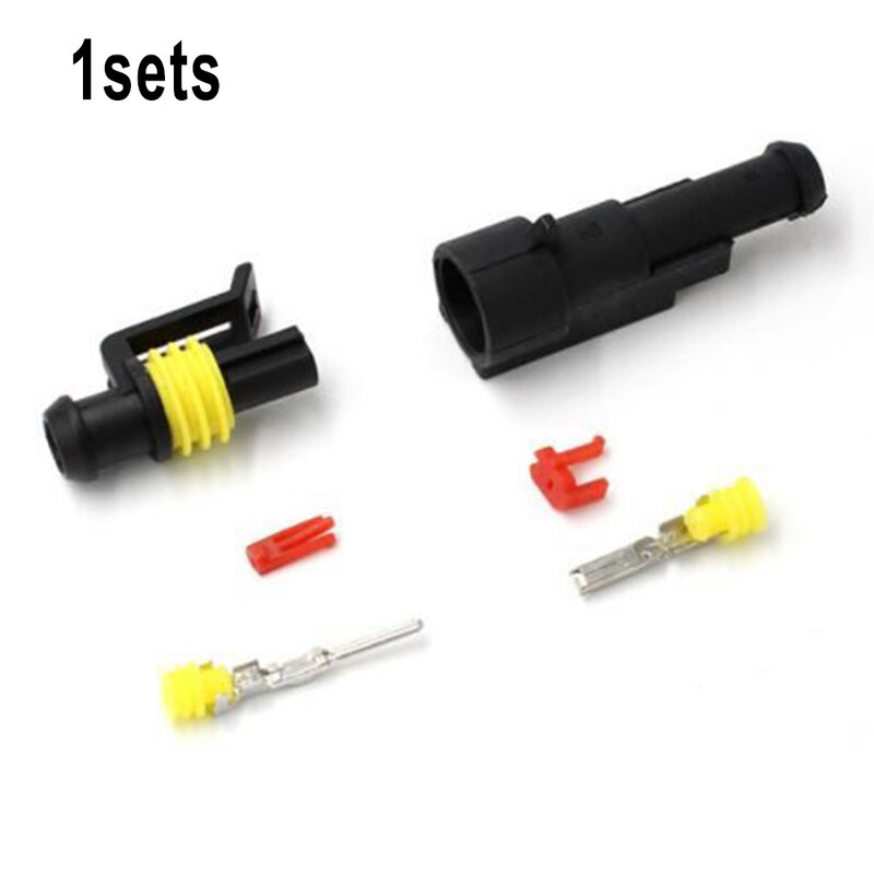 Waterproof Connector Plug Connectors 1 Set 1/2/3/4/5/6 Pin 12A 600V Accessories Automobile Crimping Installation