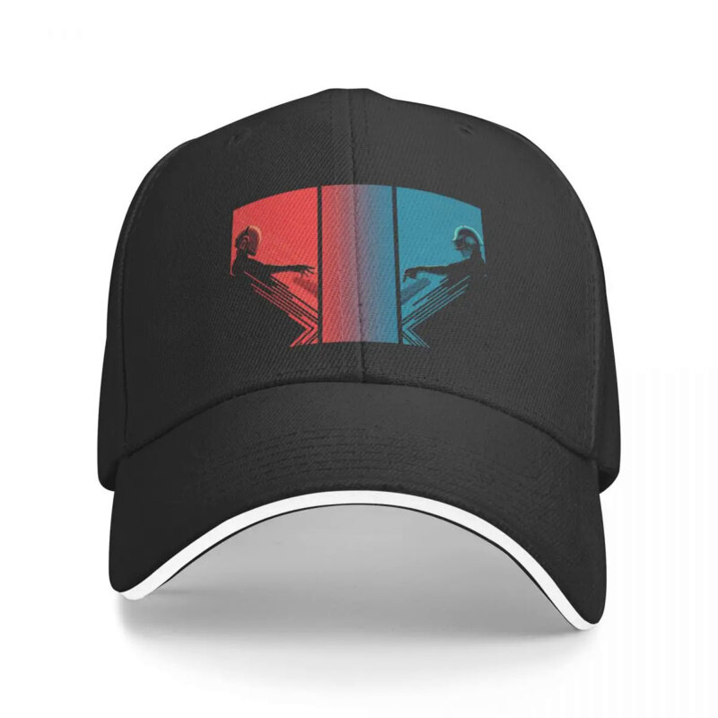 Daft Punk Bangalter Guy Manuel de Homem หมวกพ่อคริสโตหมวกสีบริสุทธิ์ของผู้หญิงหมวกเบสบอลกันลมหมวกแก๊ปโผล่