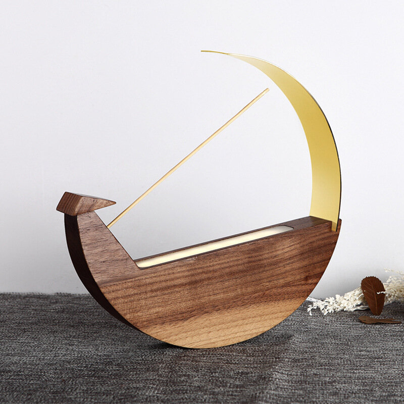 Bamboo Table Lamp, LED Night Light, Bedside Wooden Decoration, Creative and exotic Gift, LED Wall Lamp