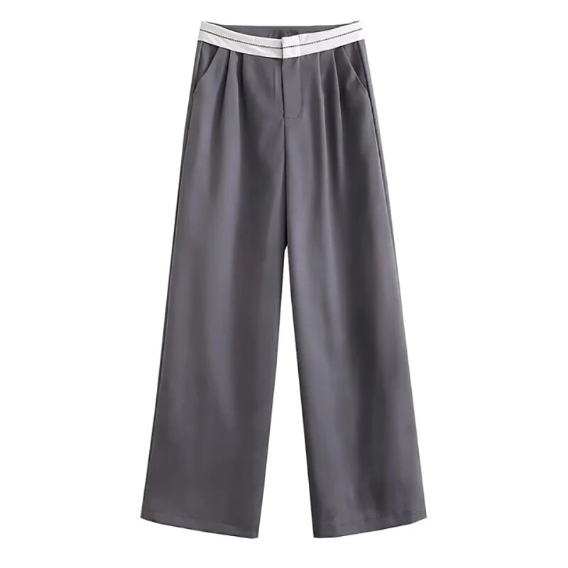 Spodnie damskie letnie spodnie Cargo z zakładkami wysoki stan spodnie typu Casual spodnie dresowe spodnie dla kobiet