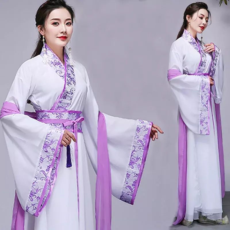 Oude Chinese Kostuum Fee Cosplay Hanfu Jurk Voor Vrouwen Vintage Tang Suit Hanfu Nobele Prinses Kostuum Folk Dance National