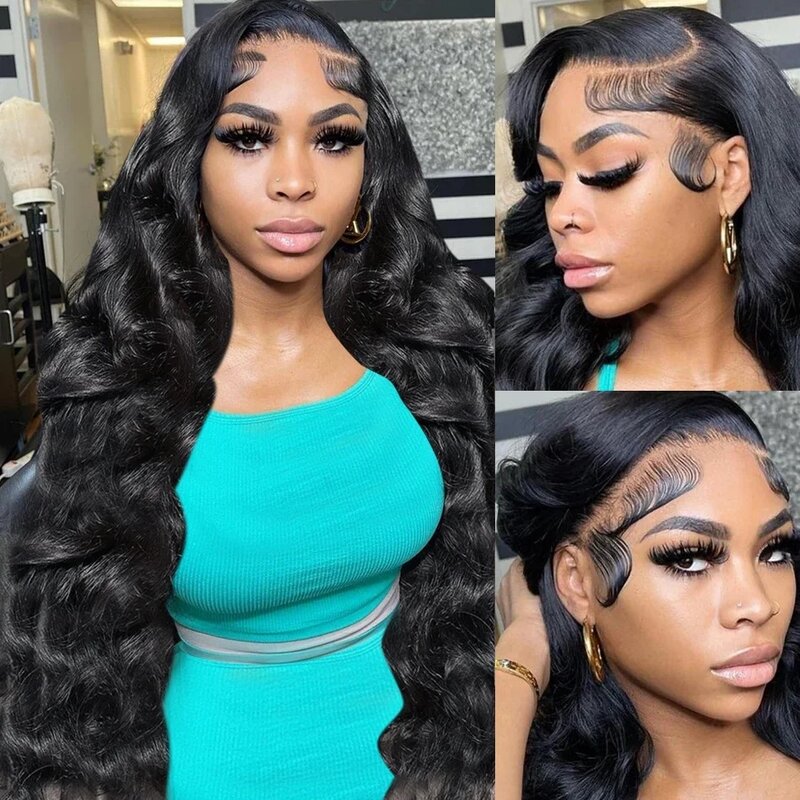 30 32-calowy Body Wave Lace Front Wig 13x4 13X6 HD Lace Frontal Wig 5X5 Glueless Closure Wig Human Hair Lace Frontal Wig For Women
