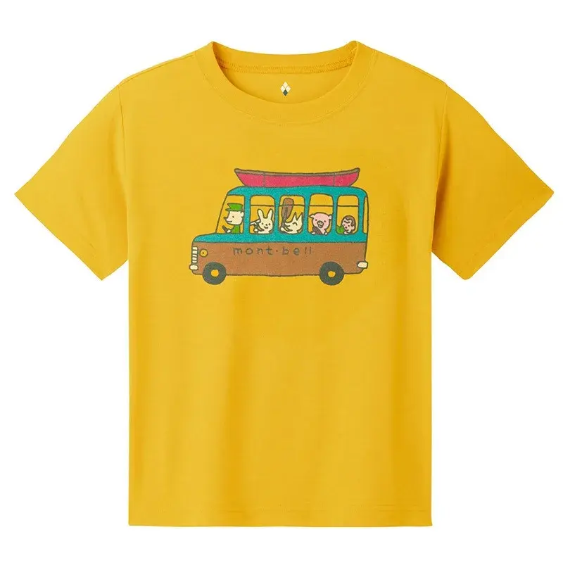 Детская футболка, Новинка лета 2024, Быстросохнущий Повседневный Топ с короткими рукавами и надписью MO для мальчиков и девочек, забавная мультяшная одежда для малышей