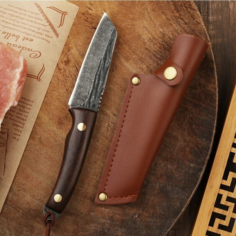 Кованые кухонные ножи ручной работы из нержавеющей стали для шеф-повара Рыболовный нож Мясной Тесак Нож мясника Ножи мясорубки
